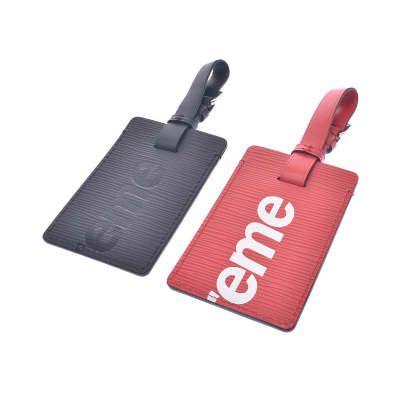 Louis Vuitton x Supreme Luggage Tag Set