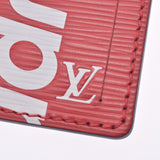 Louis Vuitton Louis Vuitton Epi Supreme Collaboration Name Tag 2-piece Set Black / Red M67726 Unisex Epireser Brand Accessible Silver