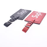 Louis Vuitton Louis Vuitton Epi Supreme Collaboration Name Tag 2-piece Set Black / Red M67726 Unisex Epireser Brand Accessible Silver