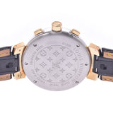 LOUIS VUITTON Louis Vuitton tambour Kurono LV cup Q1325 Boys SS/YG/ leather watch quartz lindera board A rank used silver storehouse