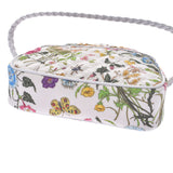 GUCCI Gucci Flora White 534951 Ladies Canvas/Leather Shoulder Bag Unused Ginzo