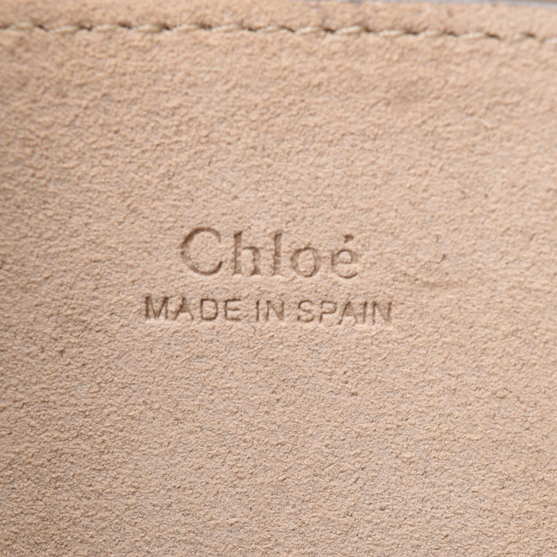 Chloe Chroe Faith Ladies Leather / Suede Shoulder Bag B Rank Used Silgrin