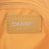 Chanel Chanel Nute Label Line圆柱黄色女士尼龙/皮革单肩包B排名使用水池