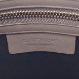 Givitchy Givenchy Lucretsua 2way包灰色女士的凝乳手袋B排名使用粉末