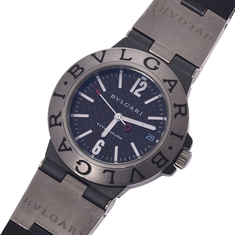 30,000円ブルガリ ディアゴノ チタン 自動巻き 腕時計 TI38TA 国際保証付き　a