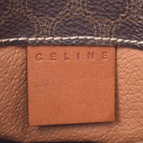 Celine Celine Macadam图案复古茶妇女PVC /皮革单肩包AB排名使用水池