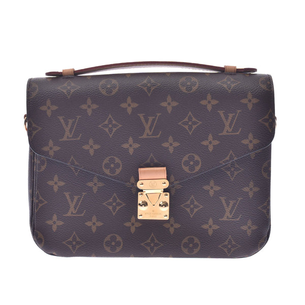 LOUIS VUITTON ルイヴィトン モノグラム  ポシェットメティスMM 2WAYバッグ ブラウン M44875 レディース モノグラムキャンバス ハンドバッグ ABランク 中古 銀蔵