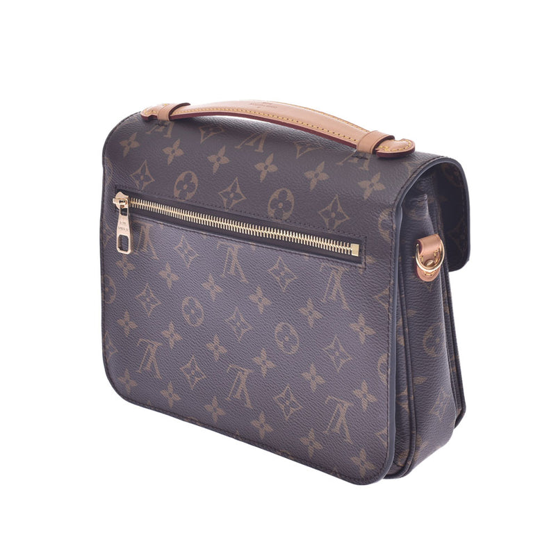 路易威登路易威登Monogram Pochette Methys MM2way包棕色M44875女性的Monogram Canvas手提包AB排名使用Silgrin