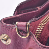 Salvatore Ferragamo Ferragamo 2way Bag Gunchini Pink Gold Bracket Women's Leather Hand Bag AB Rank Used Silgrin