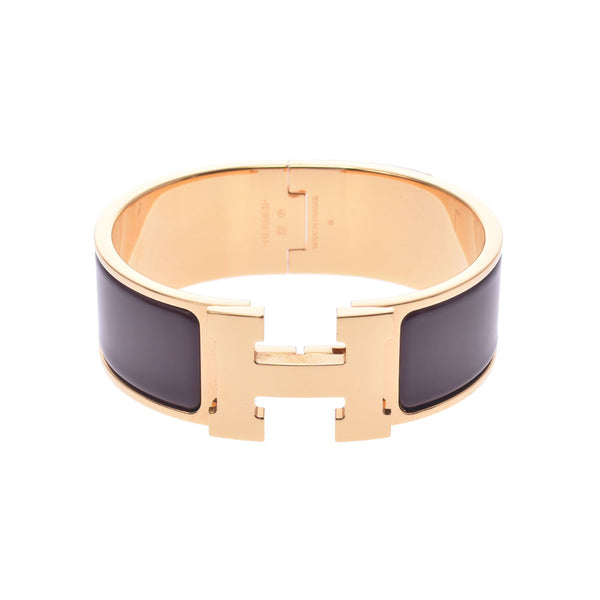 Hermes Hermes Click Crack Bangle Tea Gold Bracket □ Q Immediate (around 2013) Unisex GP Bracelet New Sanko