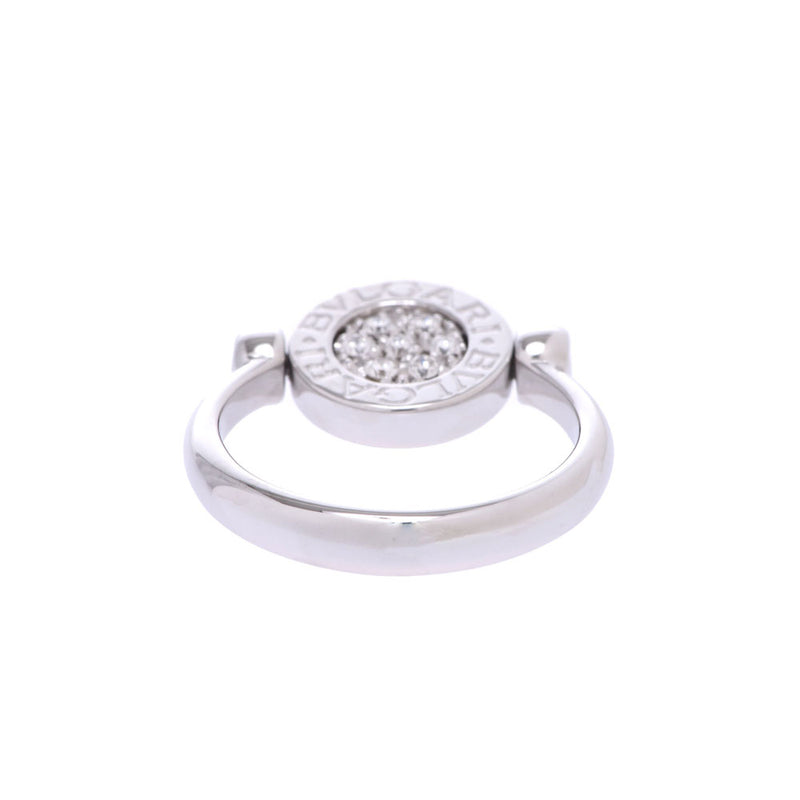 BVLGARI BVLGARI BVLGARI BVLGARI DIAMOND/ONYX #51 10.5 Ladies K18WG Ring Ring A Rank Used Ginzo