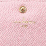 Louis Vuitton Monogram portage Womens Silver Rose Monogram canvas length wallet a