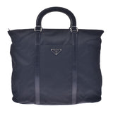 PRADA プラダ 2WAYトートバッグ 黒 ユニセックス ナイロン/レザー ハンドバッグ ABランク 中古 銀蔵