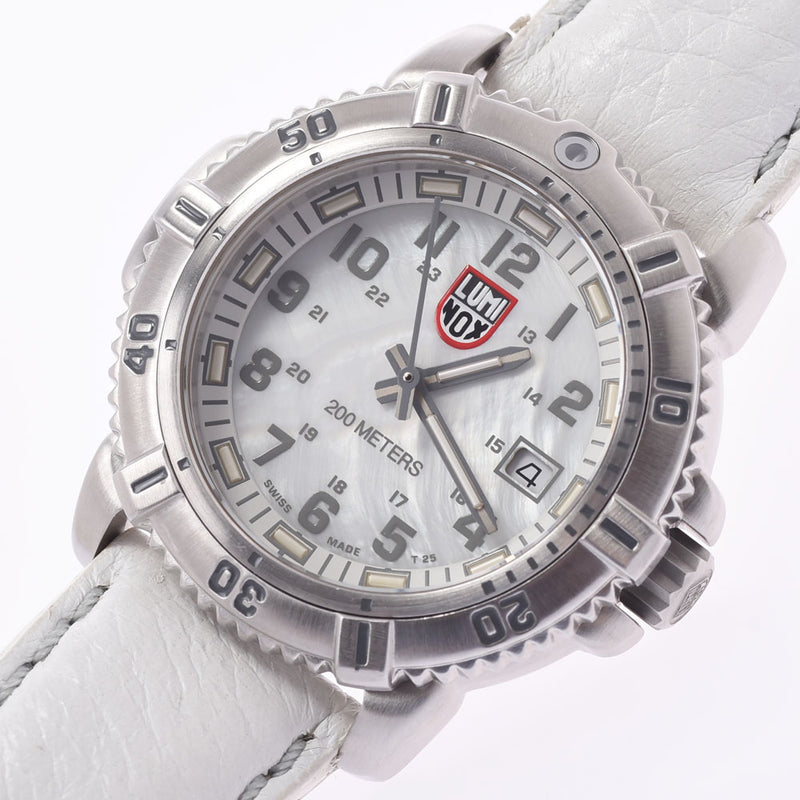 LUMINOX ルミノックス ネイビーシールズ メンズ SS/革 腕時計 クオーツ シェル文字盤 Aランク 中古 銀蔵