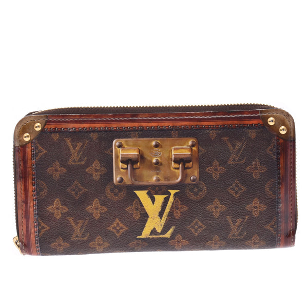 Louis Vuitton Louis Vuitton Transformed Zippy Wallet Isetan Limited Brown M52746 Women's Long Wallet B Rank Used Sinkjo