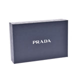 PRADA Prada L Cold Fastener Purse Black Gold Bracket 1ML225 Ladies Leather Two Folded Wallets Unused Silgrin