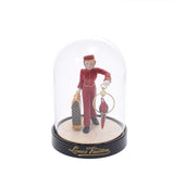 Louis Vuitton groom page boy dome novelty red Unisex brand item a silver