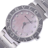 Bvlgari Bulgari Burgari Burgari 23 12P钻石BB23SS女SS手表石英粉色壳图A-and级