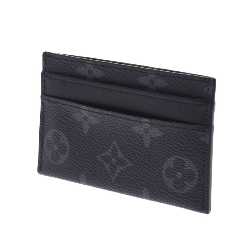 Louis Vuitton Monogram Black Eclipse Porte Cartes Double Card