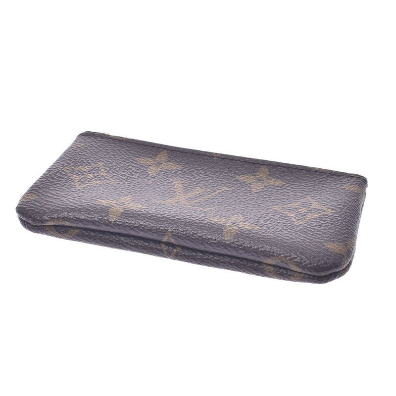 Louis Vuitton Louis Vuitton Monogram Pochette Curchable Brown M62650 Unisex Monogram Canvas Coin Case B Rank Used Silgrin