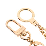 LOUIS VUITTON Louis Vuitton Fleur de Monogram Bag Charm Pink Beige/Ivory Gold Clasp M65111 Ladies Keychain A Rank Used Ginzo