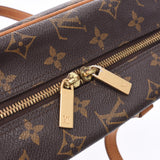 LOUIS VUITTON Louis Vuitton monogram sity MM Brown M51182 women's monogram canvas handbag B-rank used silver