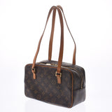 LOUIS VUITTON Louis Vuitton monogram sity MM Brown M51182 women's monogram canvas handbag B-rank used silver