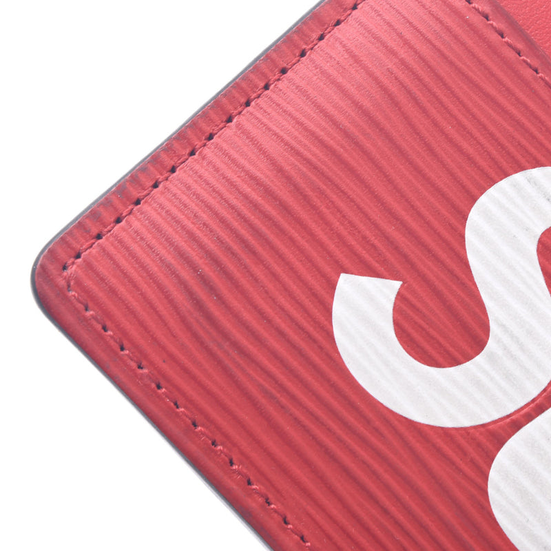 Louis Vuitton Portecalt Sample Supreme Pass Case 14127 Red / White Unisex  Epileser Card Case M67712 Louis Vuitton Used – 銀蔵オンライン