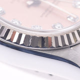 ROLEX Rolex Datejust 10P Diamond 69174G Women's WG/SS Watch Automatic Winding Pink Dial A Rank Used Ginzo