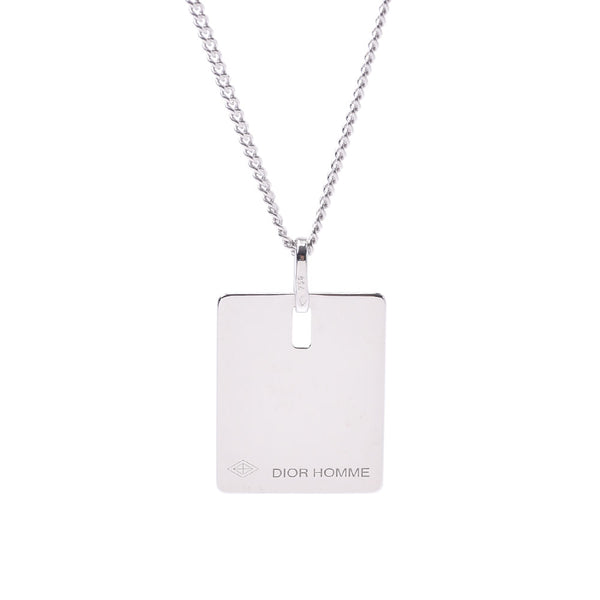 DIOR HOMME Dior Om Preetnecklaces K18WG necklace A-Rank A Chin Gingzang