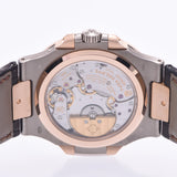 PATEK PHILIPPE Patek Philippe Naughty Petit Complication Back Sequin 5712GR-001 Men's PG / WG / Leather Watch Automatic Wrap Gray Table A-Rank Used Sinkjo