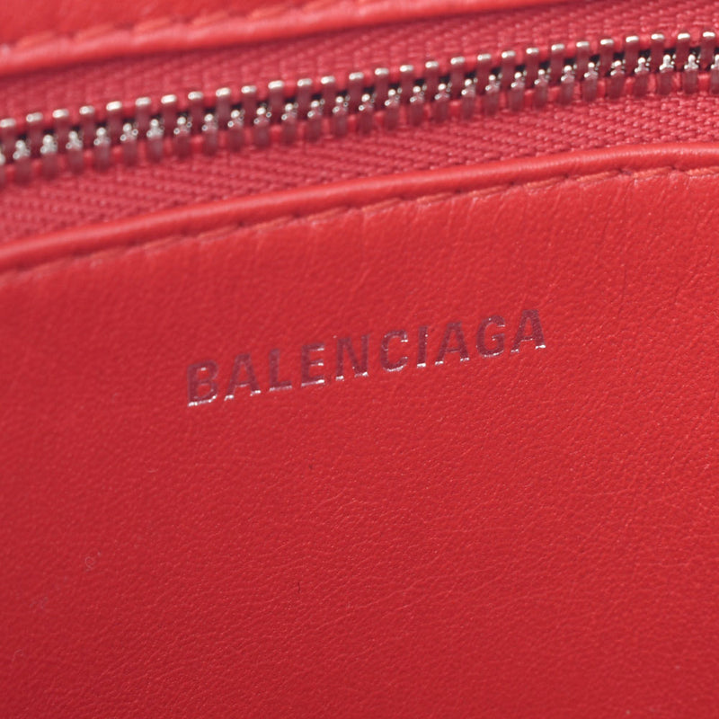 Balenciaga Valenciaga三角形Duffel XS Black 527272男女皆宜的皮革2way包A-Rank使用Silgrin