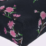 Prada Prada黑色/花卉印花金支架1na021女士帆布袋A级二手水池