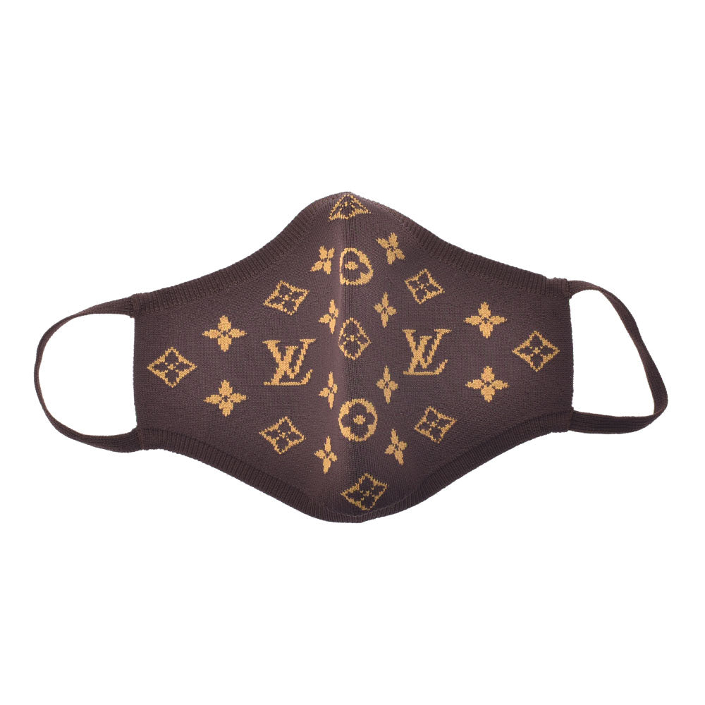 LOUIS VUITTON ルイヴィトン マスク マイユ モノグラム柄 茶 M76747 レディース ナイロン100％ その他ファッション雑貨 未使用  銀蔵