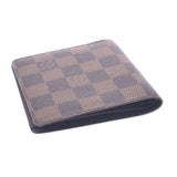 Louis Vuitton Louis Vuitton Damier Portobie 6 Culty Credy Brown N61666男士Dumie Campbus钱包B排名使用Silgrin