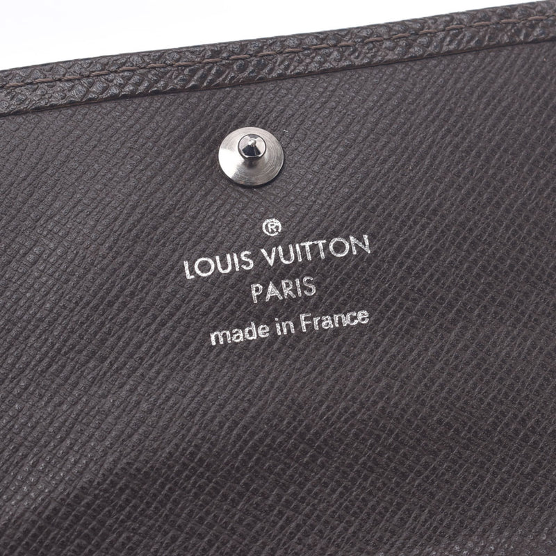 Louis Vuitton Louis Vuitton Taga Porto Monceer Gay Compact Wallet Glizzuri M62568 Men's Leather Two Folded Wallets B Rank Used Silgrin
