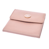 Chanel Chanel Coco Button Salmon Pink Gold Bracket女式皮革硬币案例AB排名使用水池