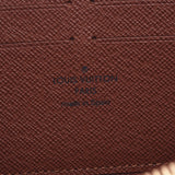 Louis Vuitton Louis Vuitton Monogram Zippy钱包旧棕色M60017男女皆宜音乐帆布长钱包A-Rank二手水池