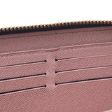 Louis Vuitton Louis Vuitton Damier Zippy Wallet Rose Balleline N60046 Women's Dumie Campbus Long Wallet AB Rank Used Silgrin