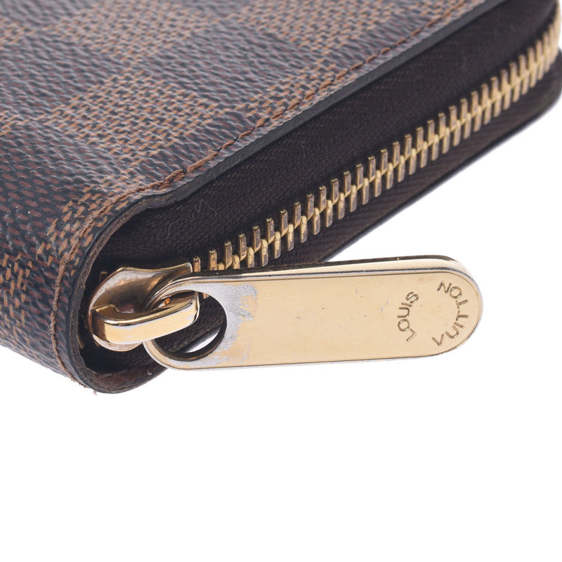 Louis Vuitton Louis Vuitton Damier Zippy Wallet Rose Balleline N60046 Women's Dumie Campbus Long Wallet AB Rank Used Silgrin