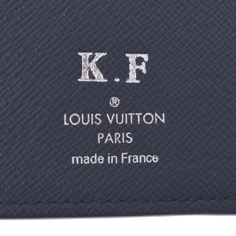 Louis Vuitton Louis Vuitton Damier Graphit Portfoille Braza Black / Gray System N62665 Men's Dumie Graphit Canvas Long Wallet AB Rank Used Silgrin