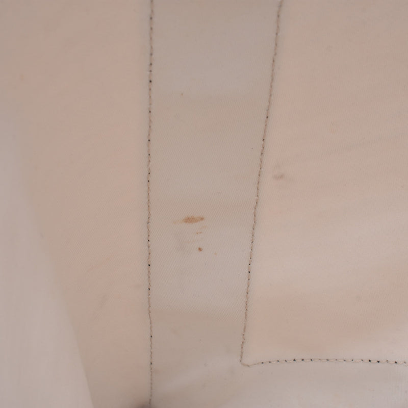 BALENCIAGA Balenciaga Navy Cava M White/Black 339936 Unisex Canvas/Leather Tote Bag B Rank Used Ginzo