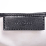 BALENCIAGA バレンシアガ ネイビーカバ M 白/黒 339936 ユニセックス キャンバス/レザー トートバッグ Bランク 中古 銀蔵