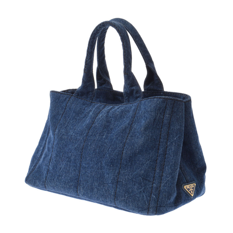 Prada Kanapa Blue Ladies Tote Bag B1877B PRADA Used