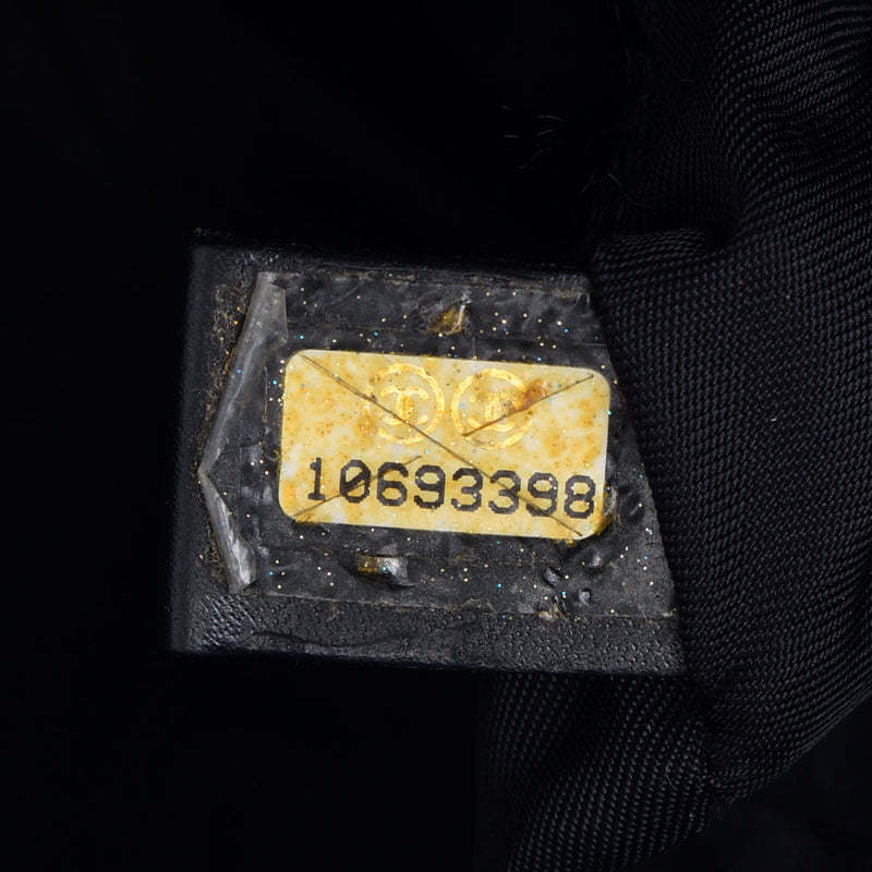 CHANEL 香奈儿新旅行线手提包 MM 黑色中性尼龙/皮革手袋 B 级二手银藏