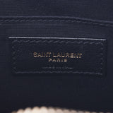 Yves Saint Laurent Ivers Saint Laurent Vickey黑金支架女士珐琅质袋A-Rank使用Silgrin