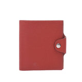 Hermes Hermes Jurismini Louge Galancing □ I-Engraved (around 2005) Unisex Togo Silver Cover AB Rank Used Sinkjo