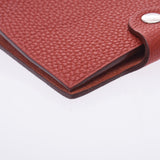 Hermes Hermes Jurismini Louge Galancing □ I-Engraved (around 2005) Unisex Togo Silver Cover AB Rank Used Sinkjo