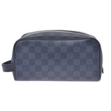路易威登路易威登Damier Cobalt Woussing Bag海军系统/黑色N50000男士达拉钴帆布袋新Sanko