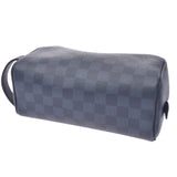 路易威登路易威登Damier Cobalt Woussing Bag海军系统/黑色N50000男士达拉钴帆布袋新Sanko